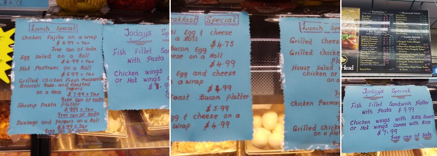 Diddle Dee Bagel Deli Menu