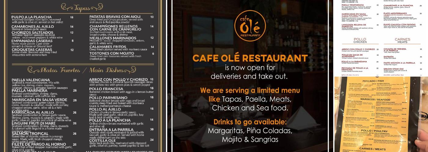 Cafe Ole Menu