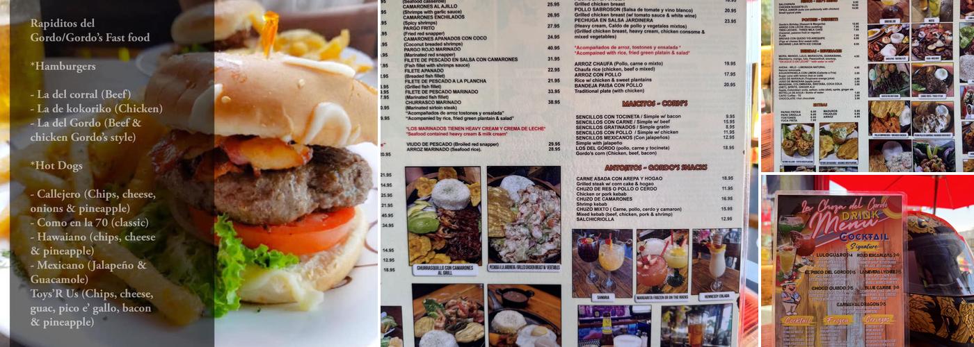 La Choza Del Gordo Menu