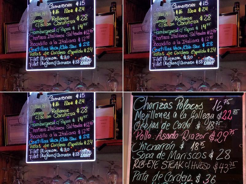 Riazor Blues Menu