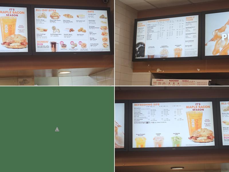 Dunkin' Menu