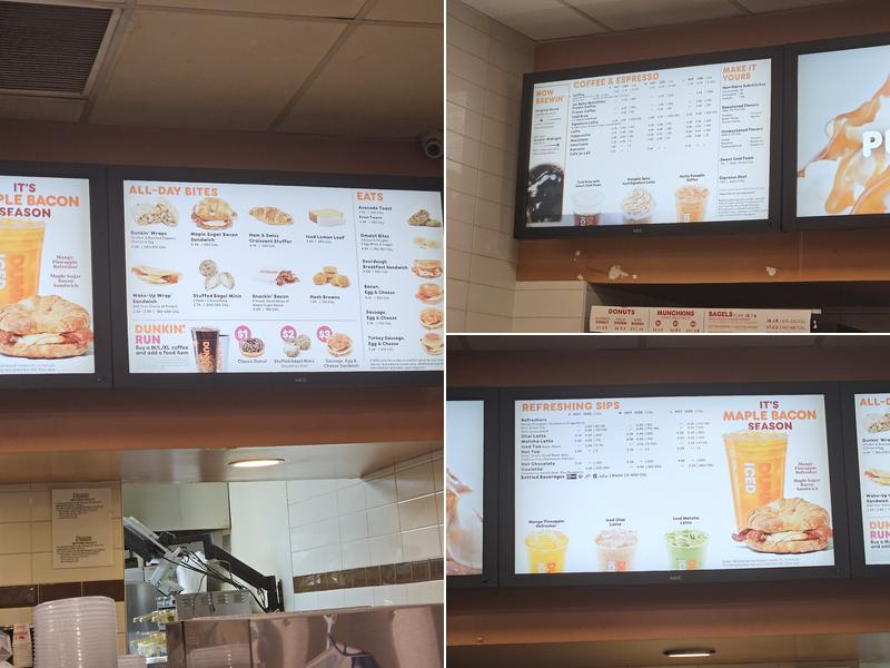 Dunkin' Menu