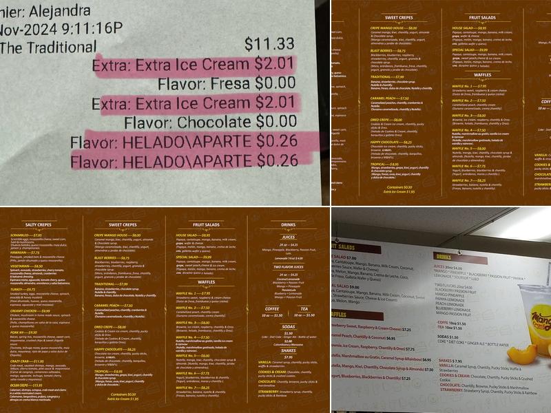 Mango Menu
