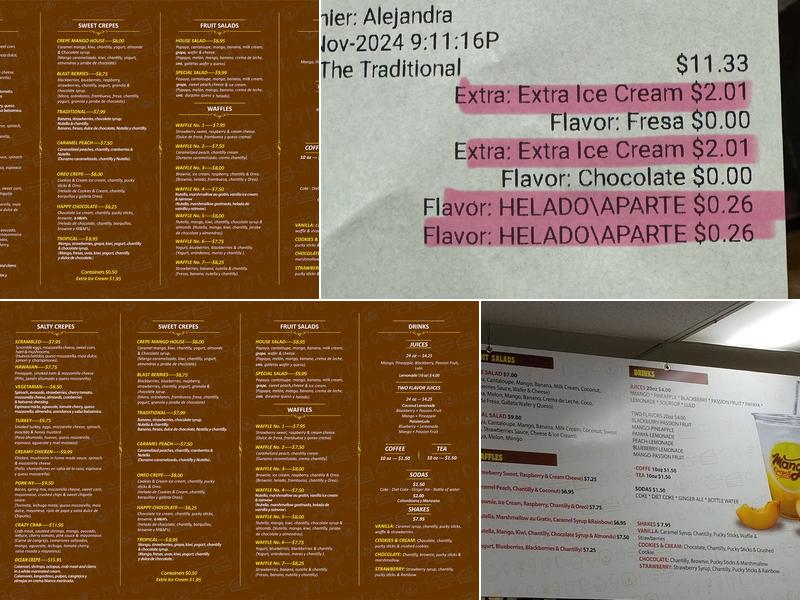 Mango Menu