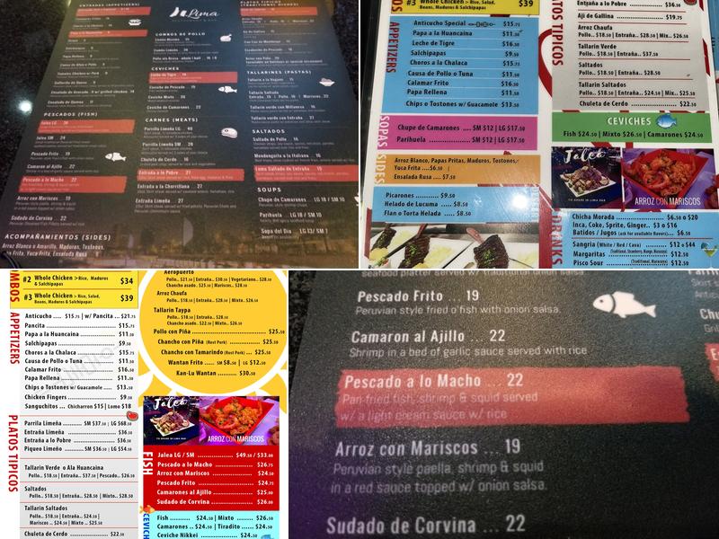 Lima Menu
