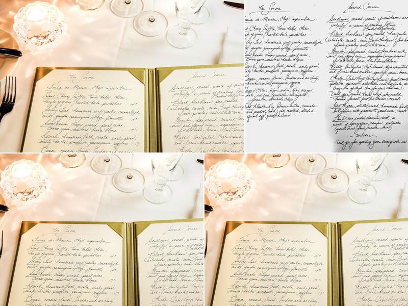 The Simone Menu