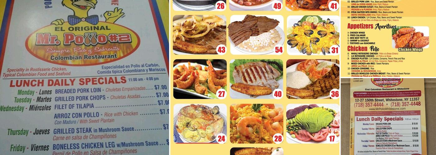 Mr. Pollo #2 Menu