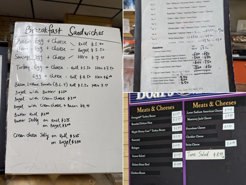 Purple’s Happy Shop Inc Menu