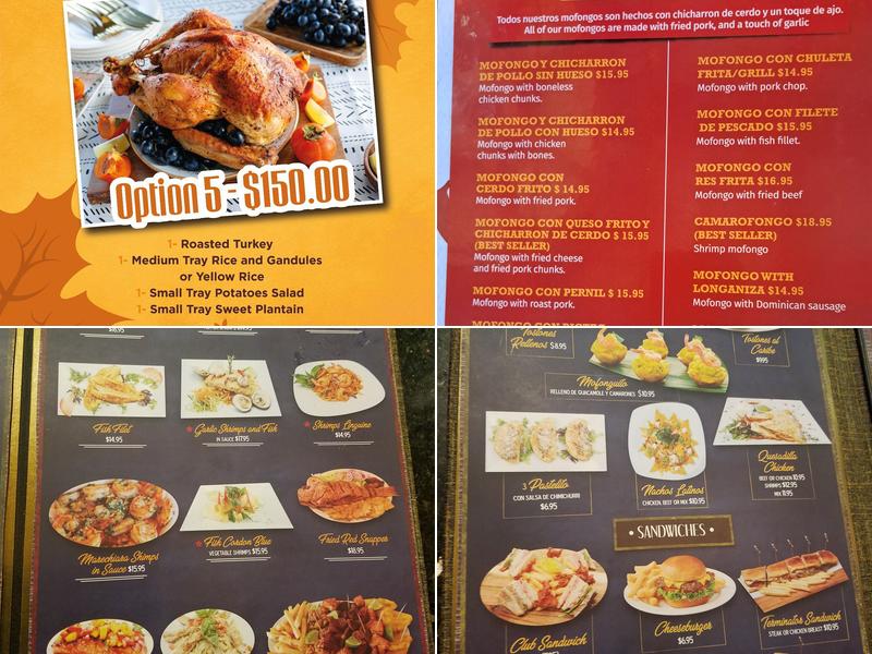 El Valle Típico Menu