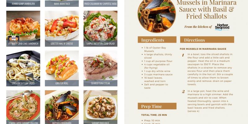 Harbor Seafood Inc Menu