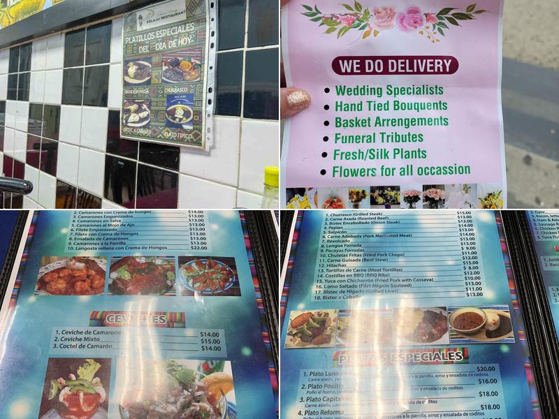 Xelaju Menu