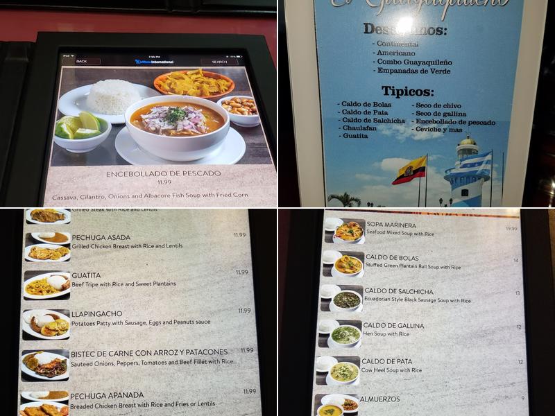 El Guayaquileno Menu