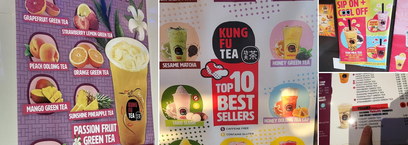 Kung Fu Tea Menu