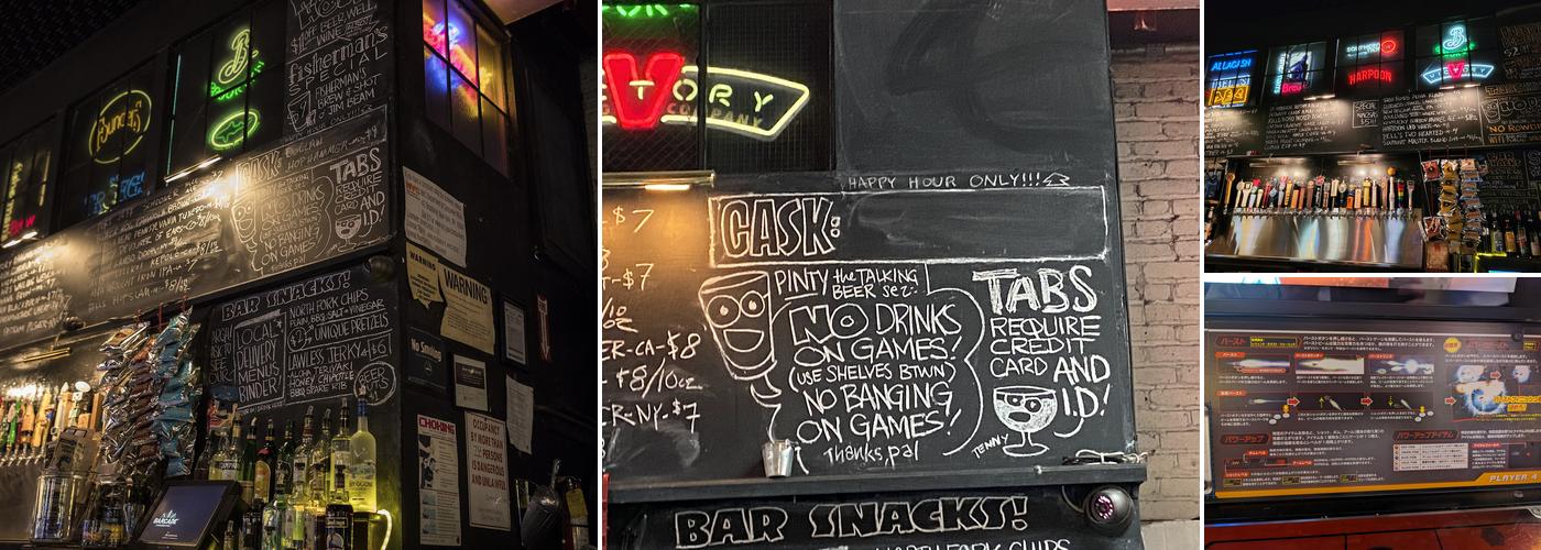 Barcade Menu