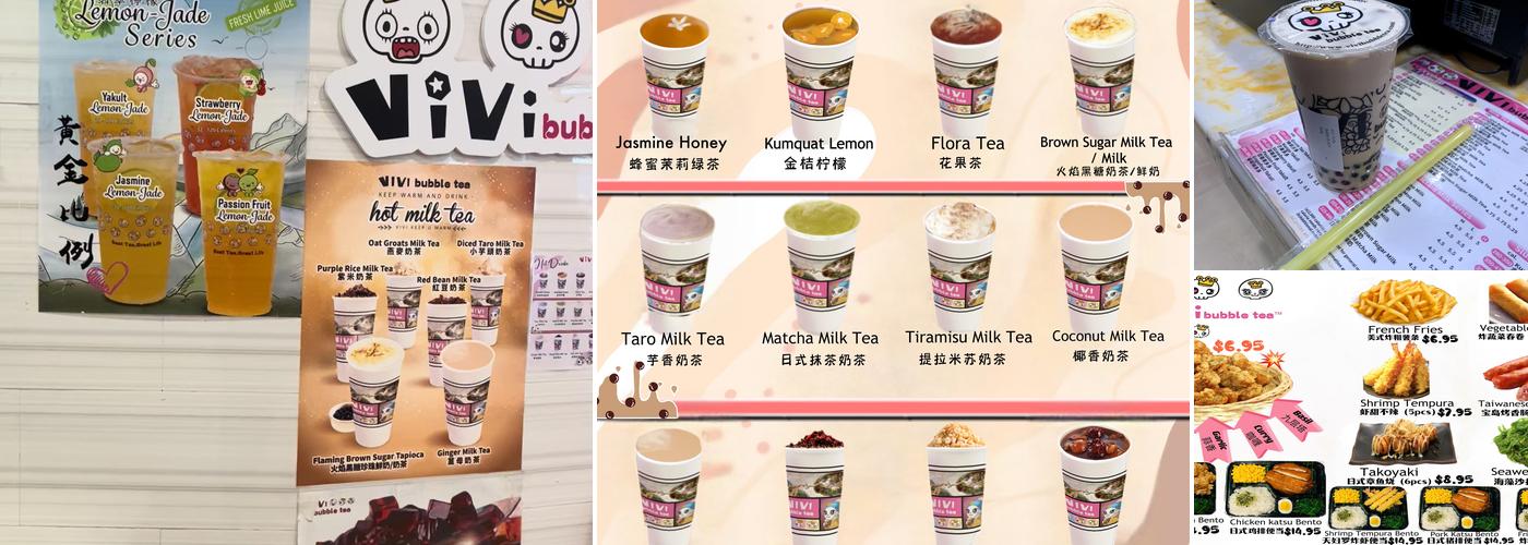 Vivi bubble tea Menu