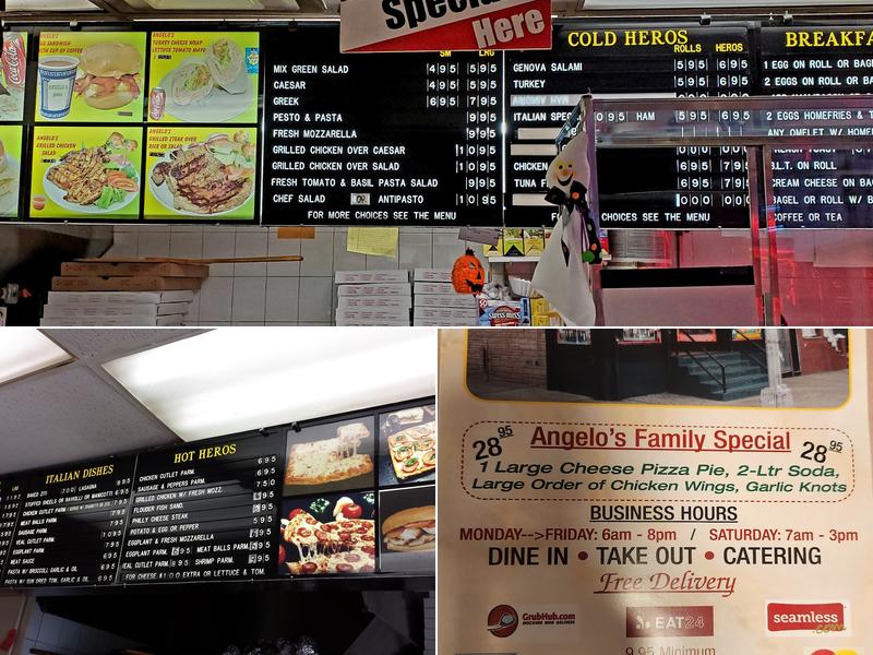 Angelo's Pizza Menu