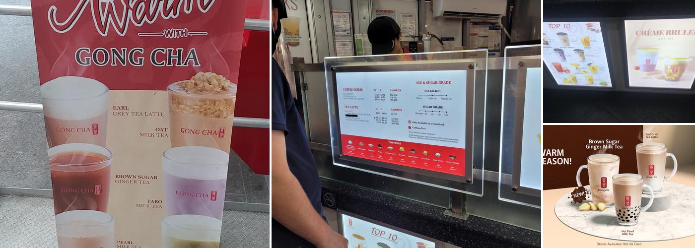 Gong Cha Menu