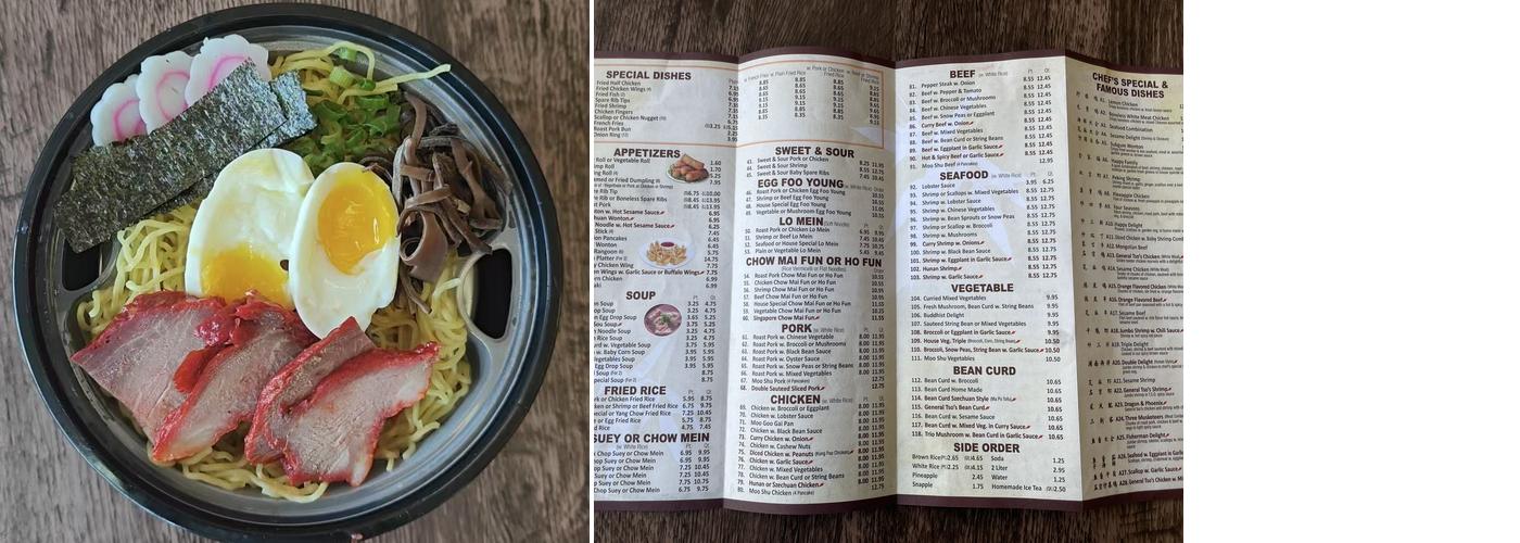 Win Hing Menu