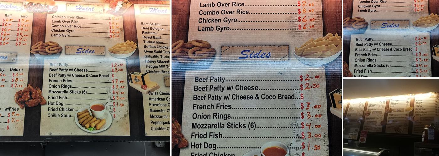 Habibi Deli Grocery Menu