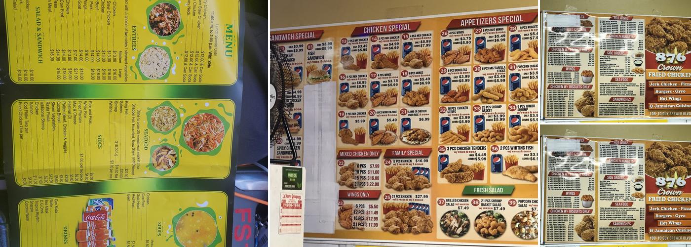 NYAMINZ & JAMINZ CARIBBEAN KITCHEN Menu