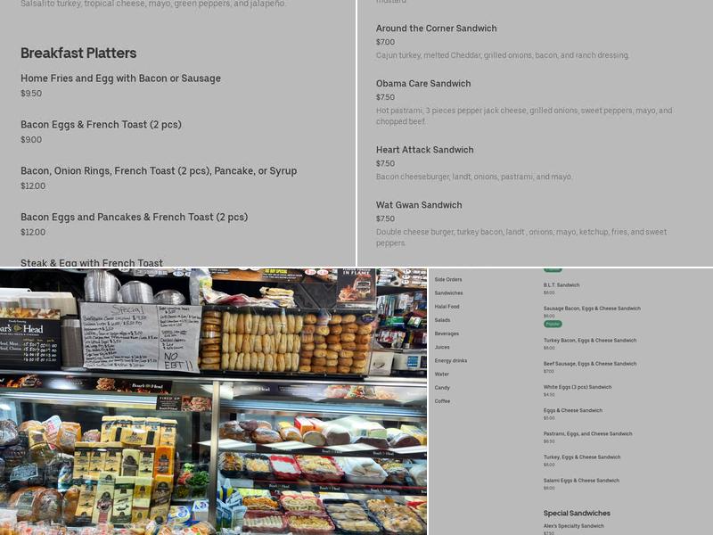 Queens Gourmet Deli Menu