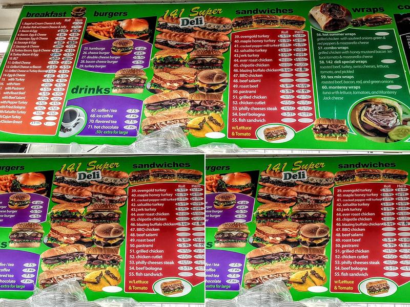 142 Best Super Deli Menu