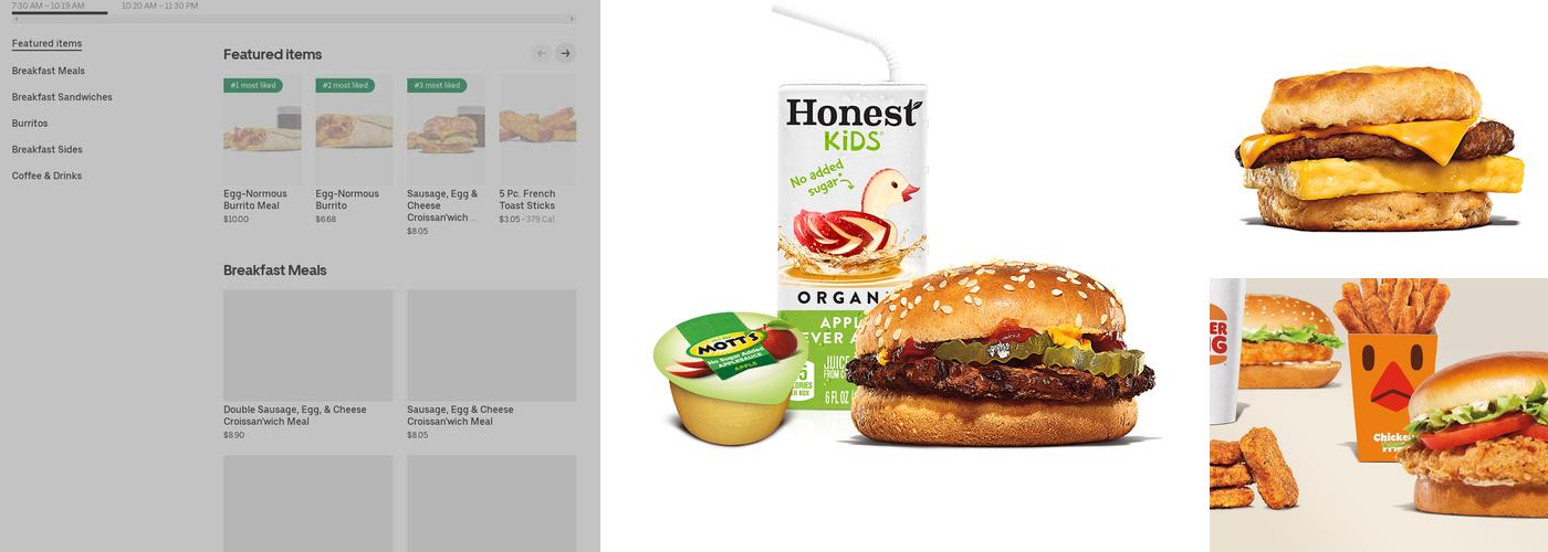 Burger King Menu