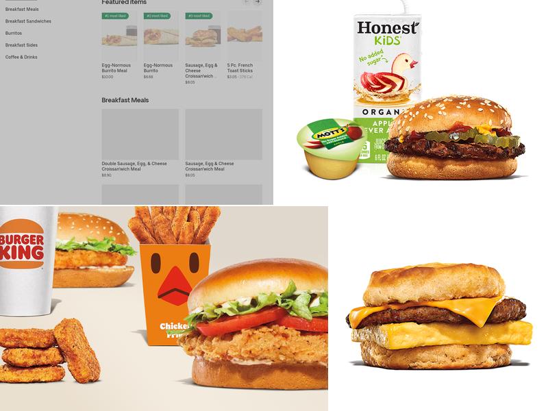 Burger King Menu