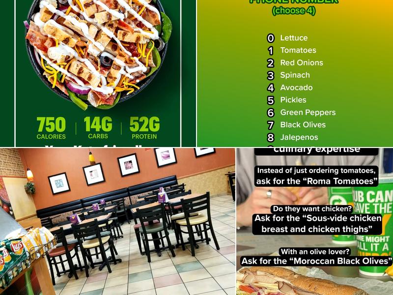 Subway Menu
