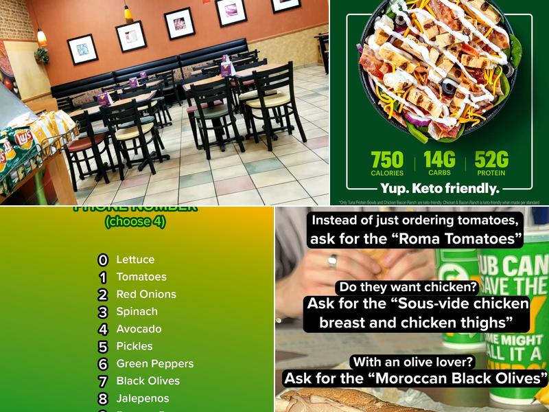 Subway Menu