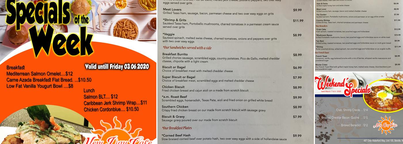 North Brunswick Chamber of Commerce Menu
