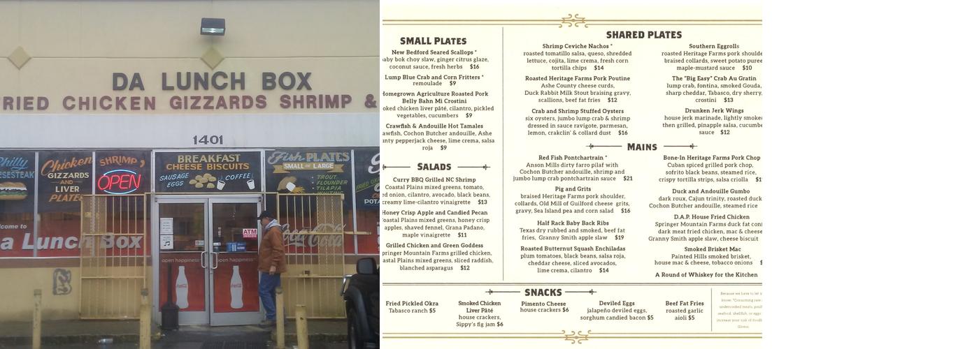 Dickinson Fried Chicken Menu