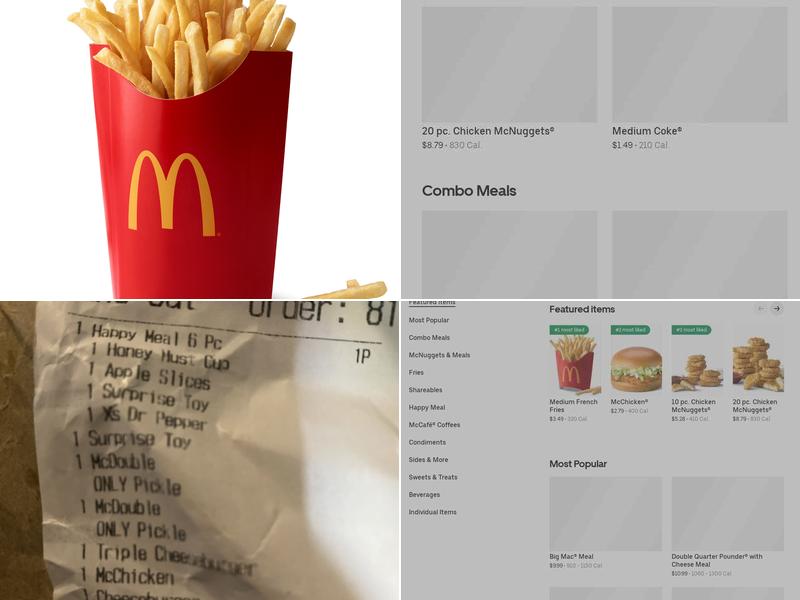 McDonald's Menu