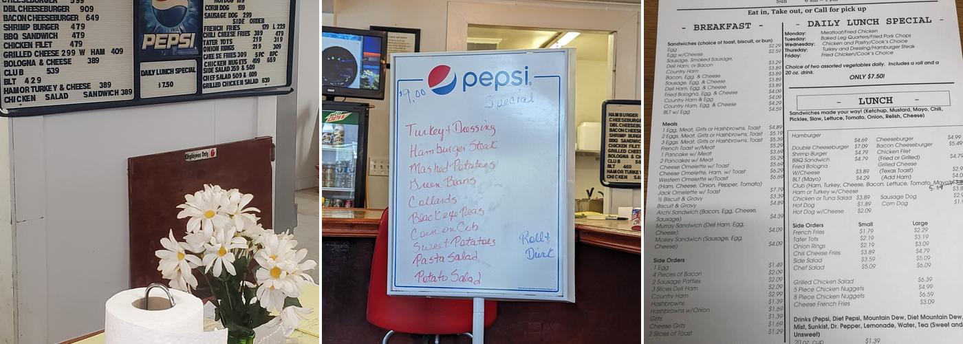 Hubert Grill & Deli Menu