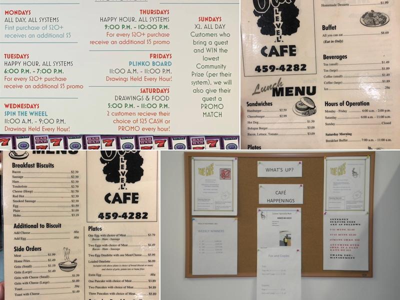 Cafe Menu