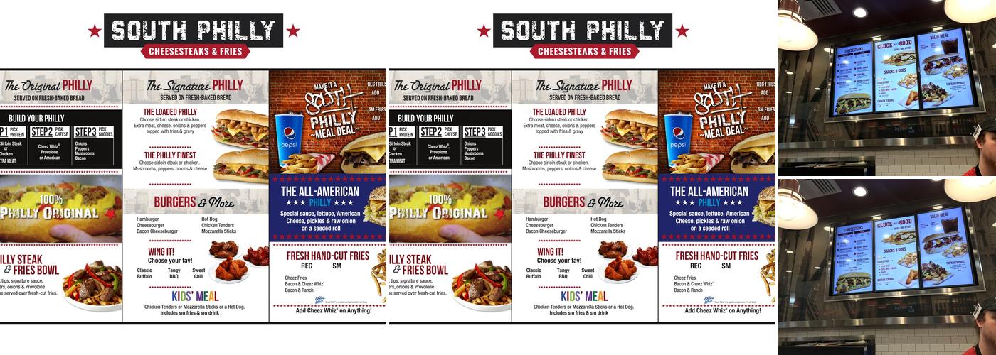 South Philly Cheesesteaks & Fries Menu
