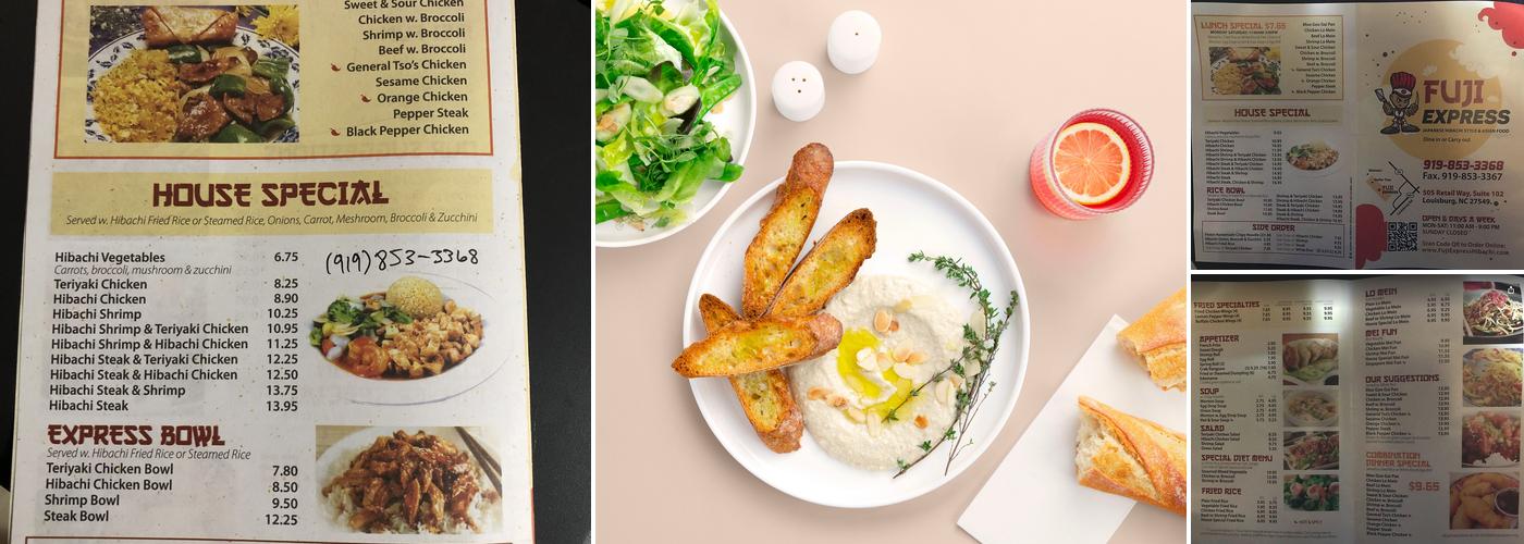 Fuji Express Menu
