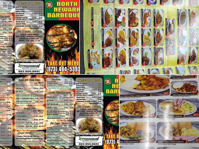 J&V Grill Restaurant Cafeteria Menu