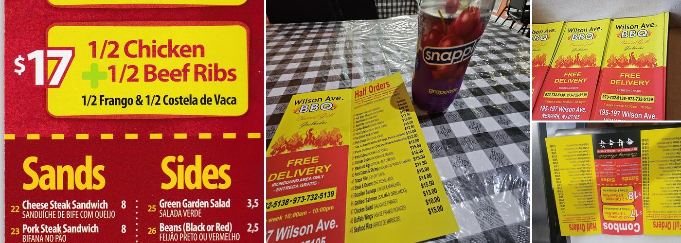 Wilson Ave BBQ Menu