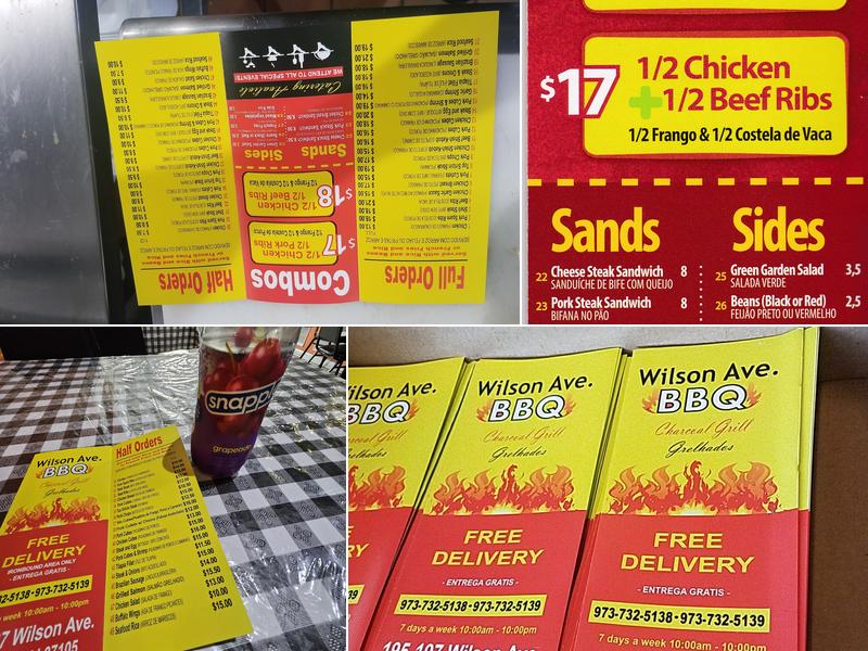 Wilson Ave BBQ Menu