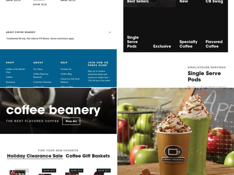 Coffee Beanery Menu