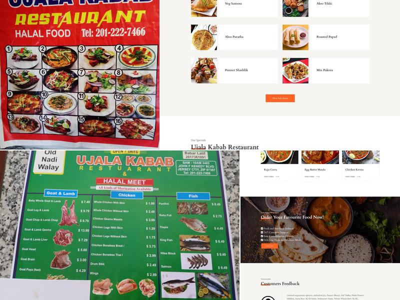 Ujala Menu