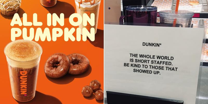 Dunkin' Menu