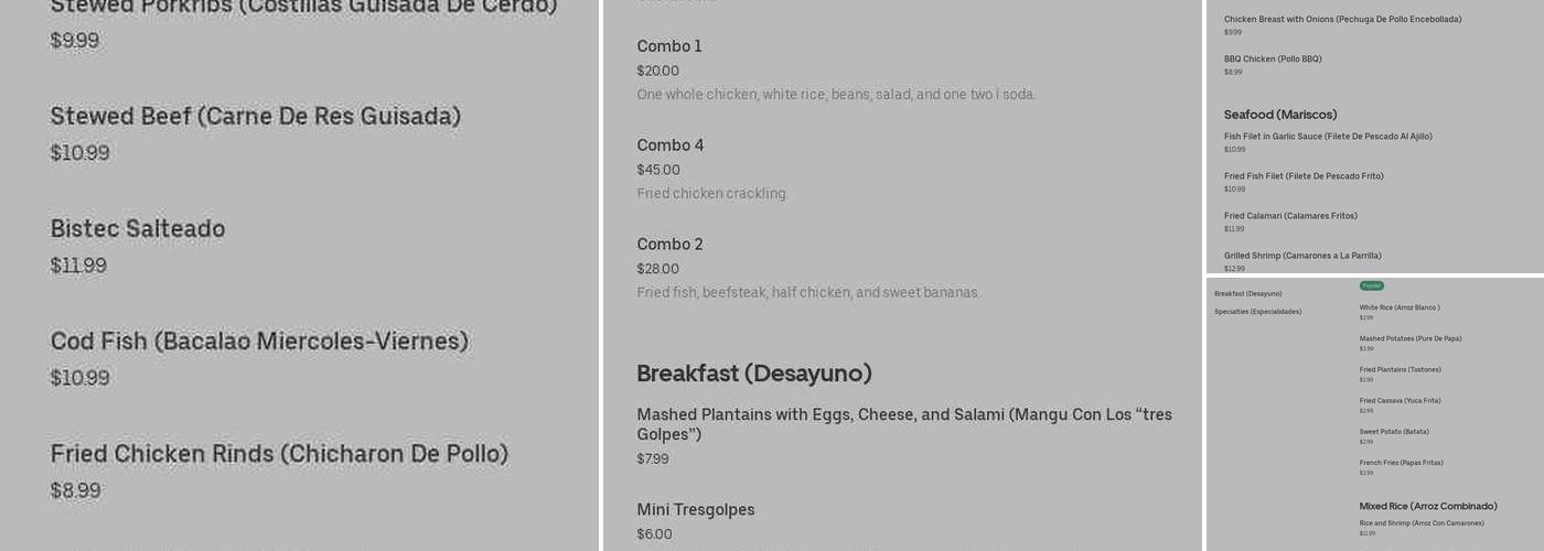 2000 Menu