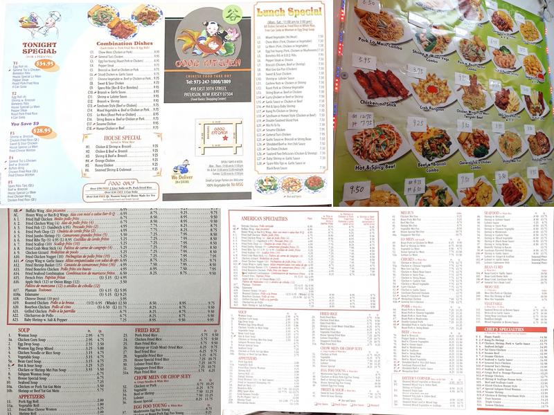 Good Kitchen Menu