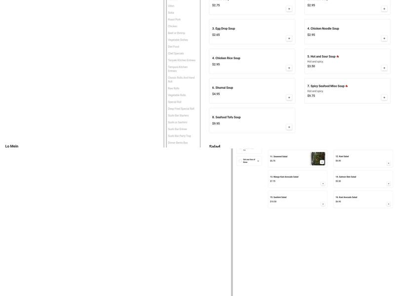 Yama Sushi Bar & Chinese Food Menu