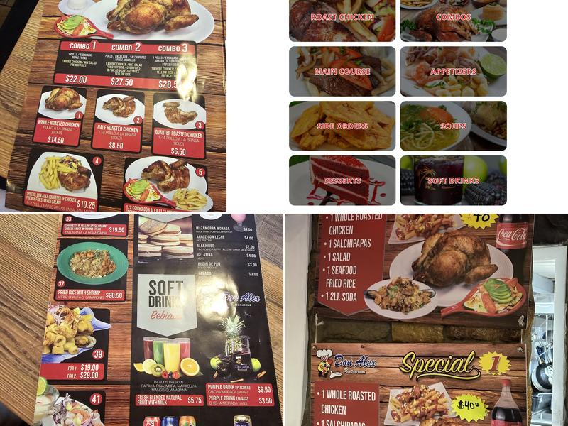 Don Alex Restaurant Menu