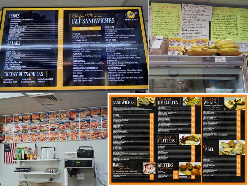 Charlie's Bagel’s & Deli Menu