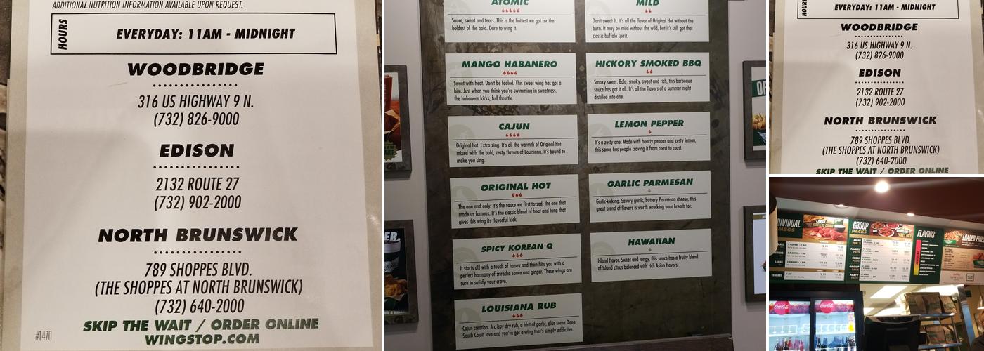 Wingstop Menu
