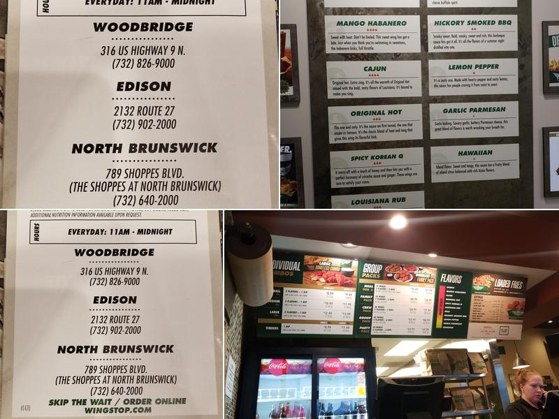 Wingstop Menu